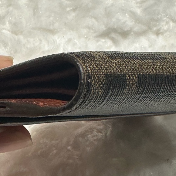 FENDI Zucca Compact Wallet PVC Coated Excellent - Picture 7 of 9